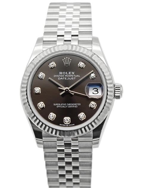 rolex 31mm datejust diamond|Rolex Datejust 31 mm.